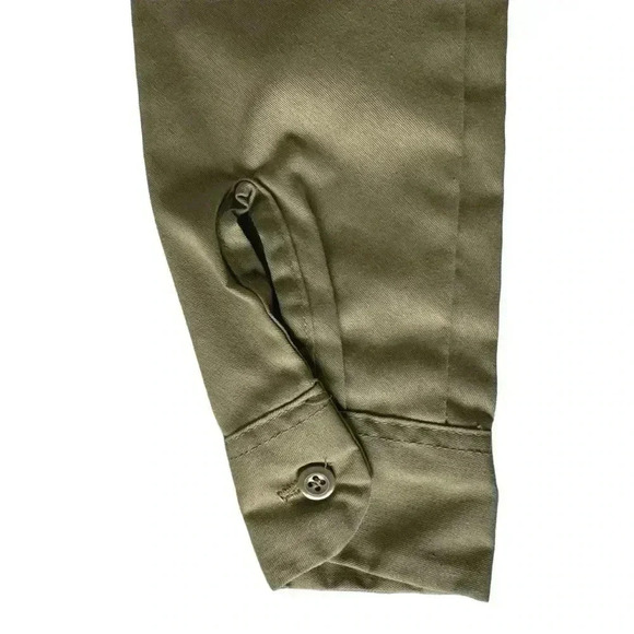 Dickies Pioneers Scouts Illinois Youth Button Shirt Youth Size 10 Tan - Picture 3 of 12